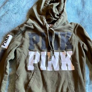PINK green sweatshirt